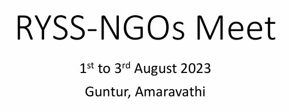 RYSS-NGOs Meet: Consolidated Models and Strategic Goals for Agroecology and Natural Farming