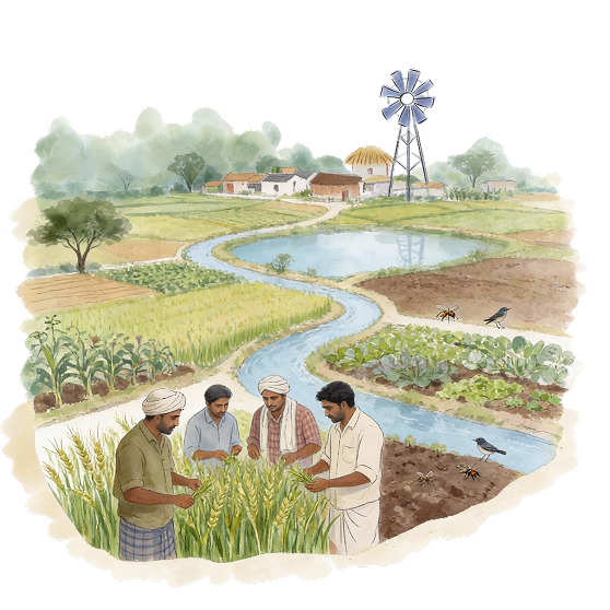 Enabling agroecological transformation at scale through landscapes.